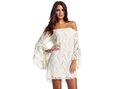Vestido Rendado Manga longa