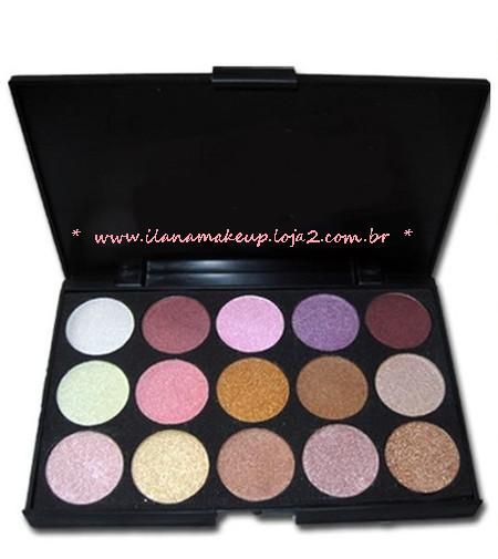 Paleta de 15 cores Shimmer