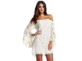 Vestido Rendado Manga longa