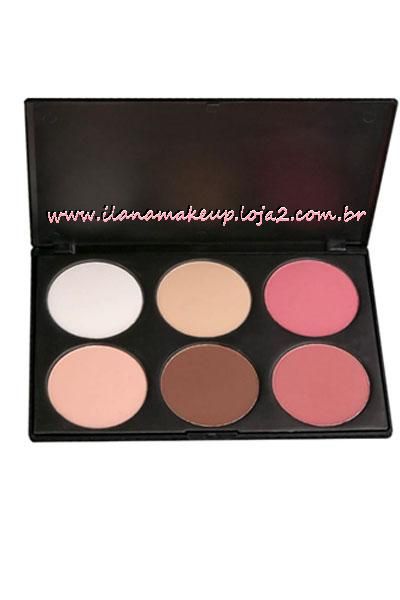 Pó, bronzer e blush
