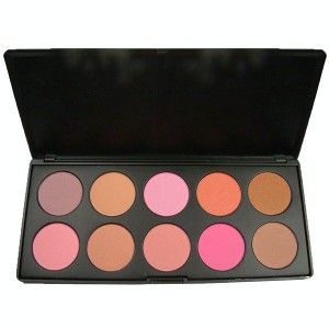 Paleta de blush, 10 cores